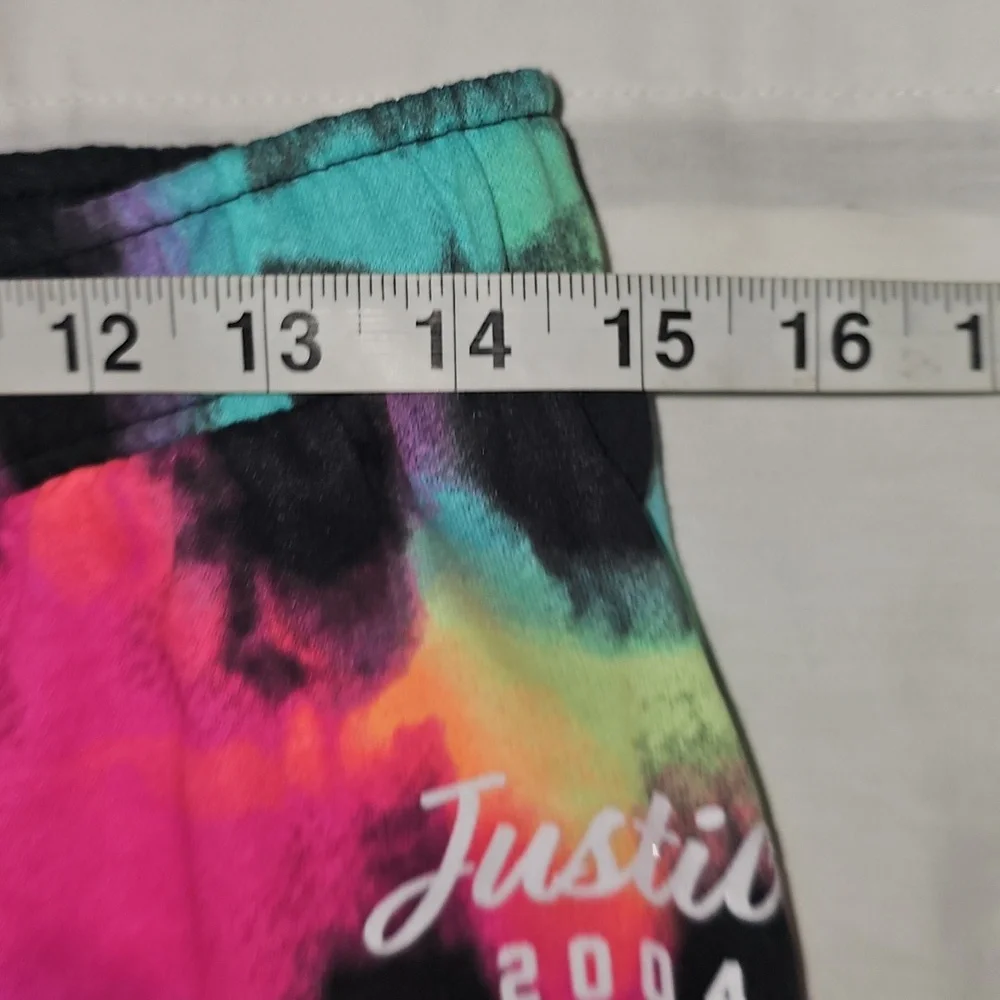 Justice Girls XL 16/18 Fleece Wide Leg Pants Multicolor New